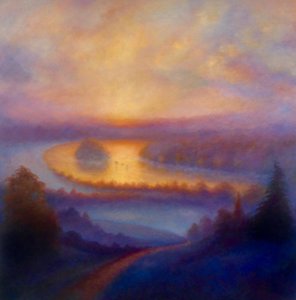 Misty View, 2023 (olaj, vászon) alkotó: Lee Campbell