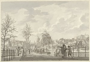 Romok a leideni Rapenburgon, az 1807. január 12-i puskaporos katasztrófa után