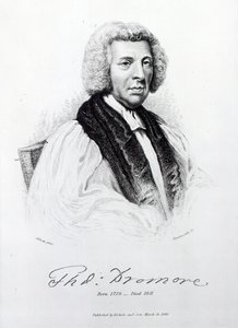 Thomas Percy, Dromore püspöke, John Hawksworth metszete, 1848 alkotó: Lemuel Francis Abbott