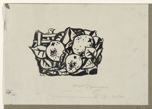 Három körte alkotó: Leo Gestel (signed by artist)