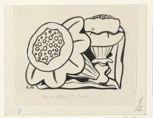 két virág alkotó: Leo Gestel (signed by artist)