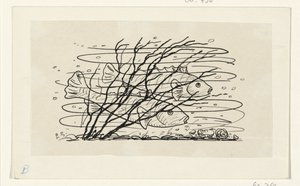 Két hal a vízben alkotó: Leo Gestel (signed by artist)