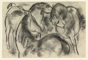 Három ló alkotó: Leo Gestel