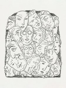 Maszkok alkotó: Leo Gestel