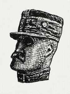 Ferdinand Foch (kb. 1891–1941) portréja alkotó: Leo Gestel