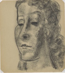 Háromnegyed balra női portré alkotó: Leo Gestel