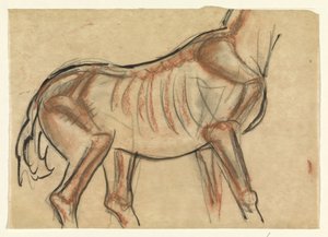 Egy ló csontváza alkotó: Leo Gestel