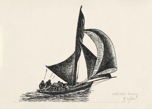 Zeilschip (1934–1936) alkotó: Leo Gestel