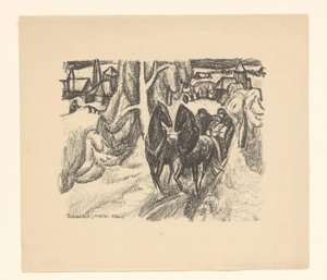 Zinnwald (Ertsgebergte) (eredeti cím a tárgyon) alkotó: Leo Gestel