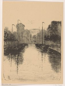 Singel te Utrecht (eredeti cím a tárgyon) alkotó: Leo Klein von Diepold