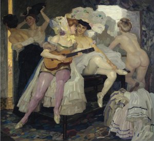 A színfalak mögött, 1905