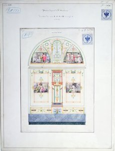 A szentpétervári Ermitázs falfestménye, 1840 körül