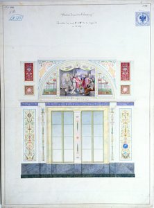 A szentpétervári Ermitázs falfestménye, 1840 körül