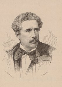 Olivier Métra zeneszerző portréja 1830-1889. alkotó: Leon Alexandre Tourfaut