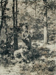 Maiglöckchen sammeln