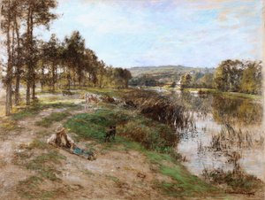 A Marne partján, 1904 alkotó: Leon Augustin Lhermitte