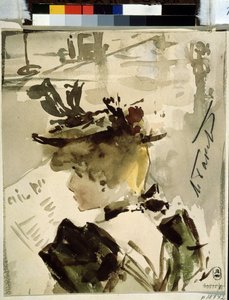 Olvasó nő alkotó: Leon Bakst