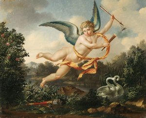 A szerelem allegóriái – Ámor fáklyával és nyíllal, 1803