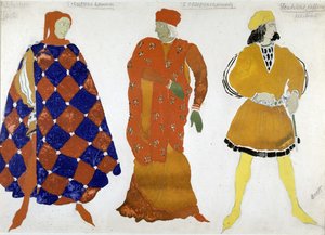 Bakst jelmez a „San Sebastian mártírjához” alkotó: Leon Bakst