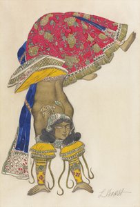 R. Hahn balettkék istenének jelmezterve, 1912 alkotó: Leon Bakst