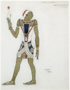 Jelmezterve E. Verhaeren és D. de Séverac Hélène de Sparte című balettjéhez, 1912 alkotó: Leon Bakst