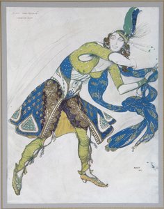 Indiai tánc Casati márciusiasa, 1912 alkotó: Leon Bakst