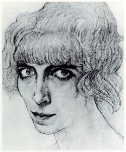 Marchesa Luisa Casati portréja, 1912 alkotó: Leon Bakst