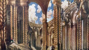 Díszlettervek a Jegyeshez, Csipkerózsika, 1921 alkotó: Leon Bakst