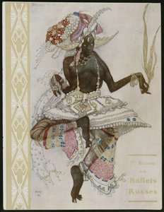 A Ballets Russes emlékműsorának címlapja alkotó: Leon Bakst