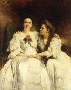 Anya és lánya, 1905 alkotó: Leon Bonnant