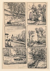 Six Landscape Studies, New Milford