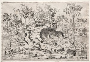Táj Puttival, c. 1550.