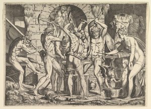 Vénusz Vulkán kovácsműhelyében, 1546-47.