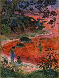 Illusztráció Victor Barrucand „Le Chariot de Terre Cuite” című könyvéből