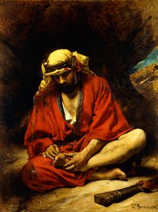 Egy arab kitép egy tövist a lábából, alkotó: Leon Joseph Florentin Bonnat