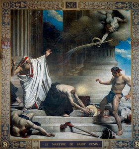 Saint Denis mártíromsága, Párizs Éva Leon Joseph Bonnat festménye (1833-1922) 19. század - Párizs, Pantheon