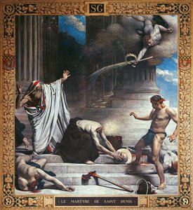 Szent Dénes mártíromsága (falfestmény)