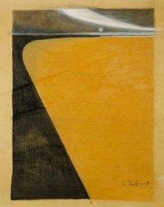Strand; Plage, 1909-1910 körül (pasztell, gouache és szén a kártyán)
