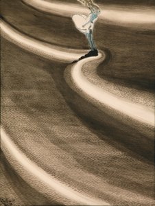 Girls at the Waves; Lányok a hullám előtt alkotó: Leon Spilliaert