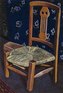 Madeleine széke; La Chaise de Madeleine – Madeleine széke, 1925 körül (gouache a kártyán) alkotó: Leon Spilliaert