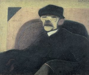 A vörös fülű ember, Gorkij portréja alkotó: Leon Spilliaert