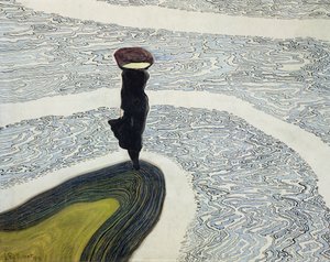 Nő a partvonalon alkotó: Leon Spilliaert