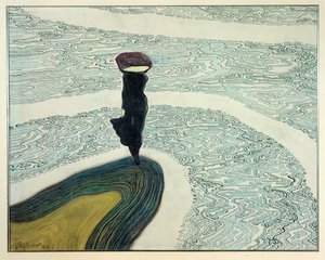 Nő a vízparton alkotó: Leon Spilliaert