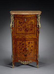 Fall-front titkár, 1765-1775 körül alkotó: Leonard Boudin