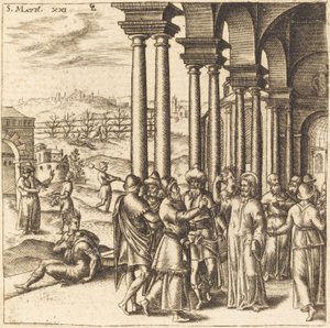 Krisztus a templomban alkotó: Leonard Gaultier