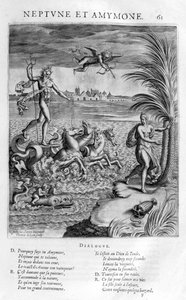 Neptunusz és Amimone, 1615 alkotó: Leonard Gaultier