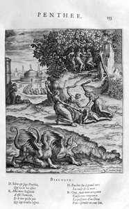 Pentheusz, Théba királya, aki ellenállt Dionüszosznak