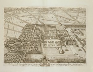 Tollaslabdaház Gloucester megyében, vésette Johannes Kip (kb. 1652-1722) (lásd még: 192765)