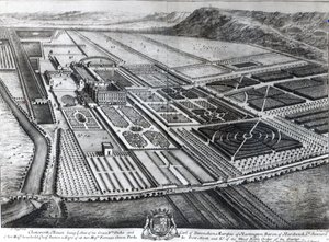Chatsworth-ház, vésette Johannes Kip