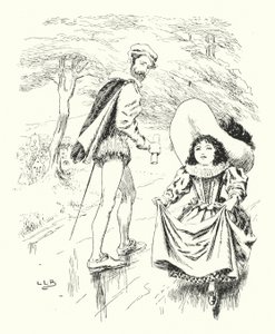 Ahogy felmentem a Pippin-hegyre, Pippin-hegy piszkos volt (metszet) alkotó: Leonard Leslie Brooke